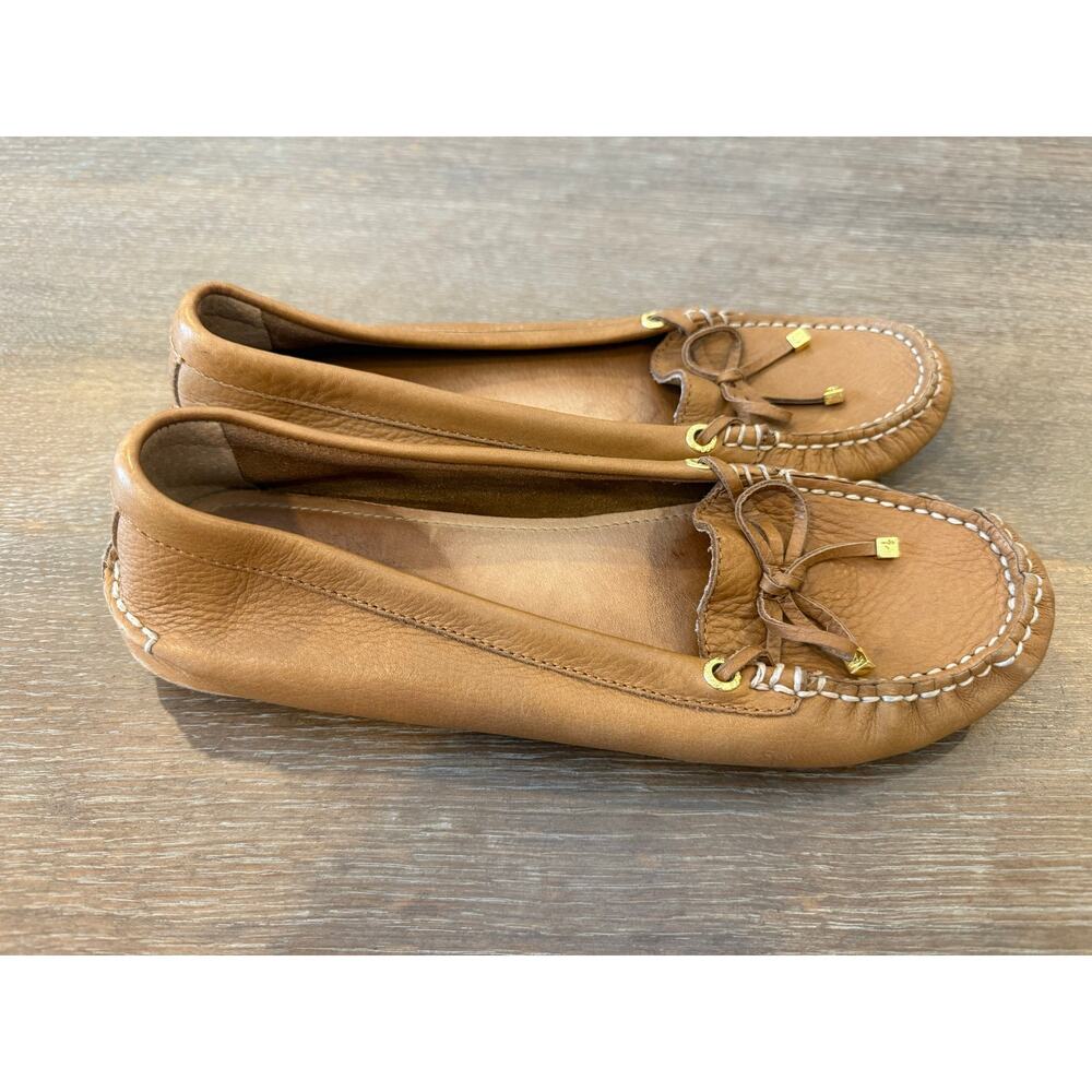 SPERRY Loafer Slide On Flats Shoes Tan Brown Women size 9